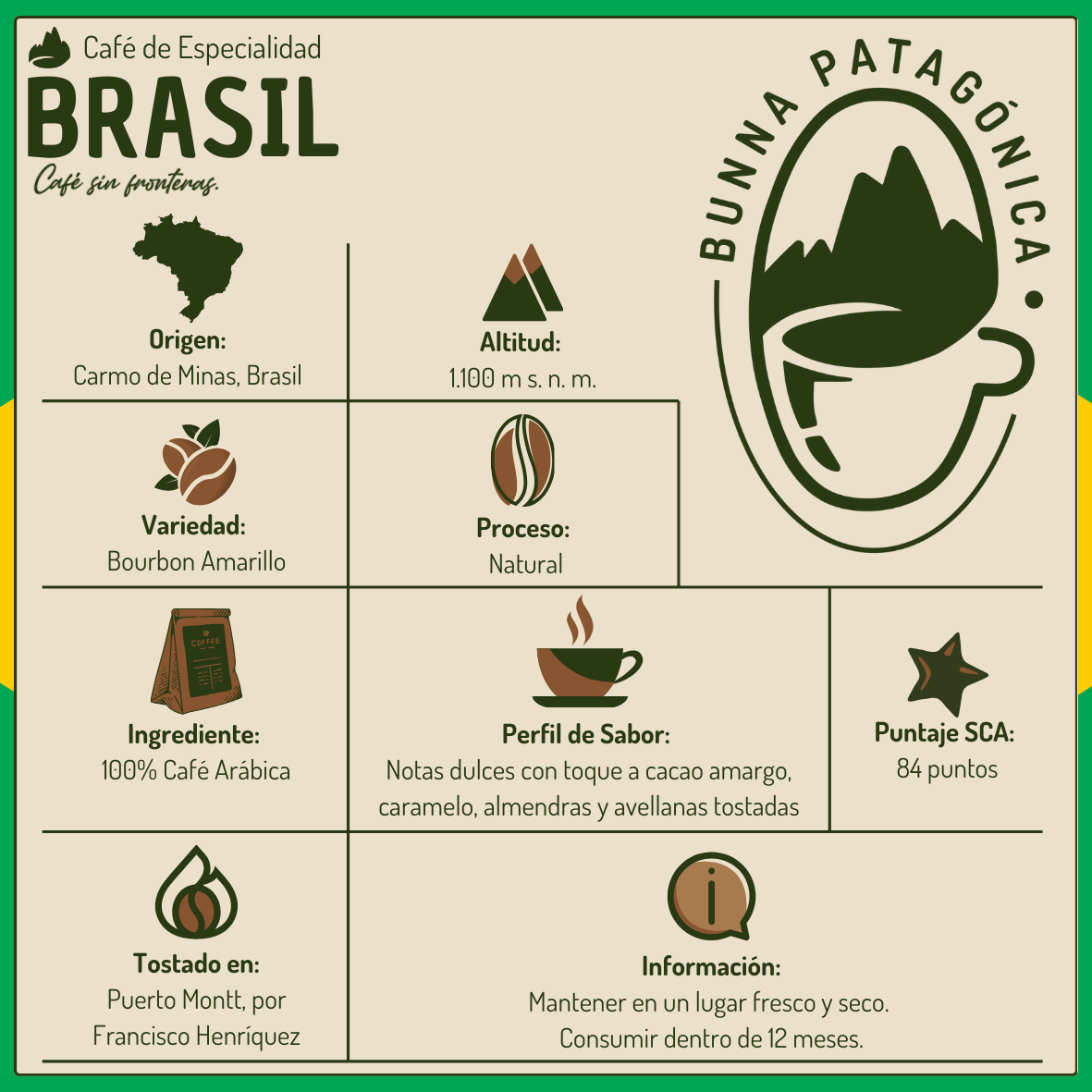 Café Bunna Brasil Carmo de Minas