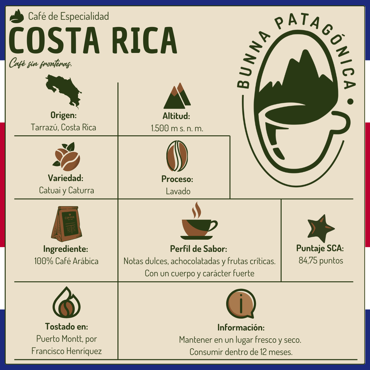Café Bunna Costa Rica Tarrazú